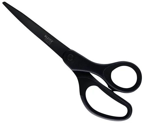 Leitz Titanium Schere Antihaft 205 mm, schwarz